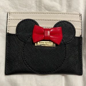 Kate Spade Disney (Minnie mouse) card holder
